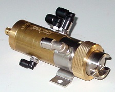 Flat jet spray nozzle with stainless parts to drive the liquid