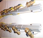 ACOVAL rack of nozzles